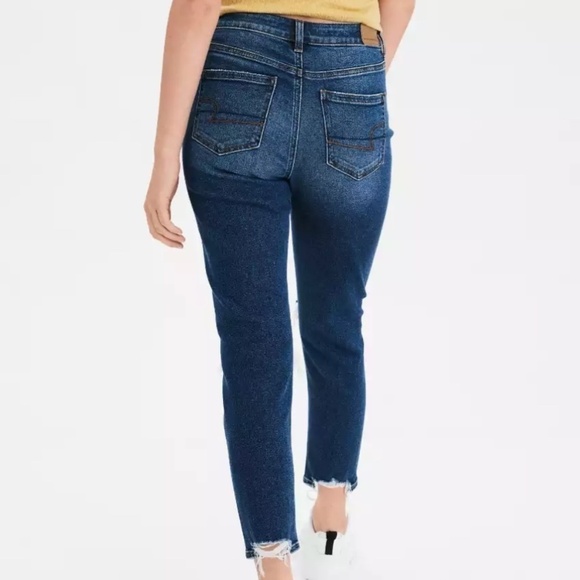 American Eagle Outfitters AE Stretch Mom Jean Size 00 - Picture 2 of 15
